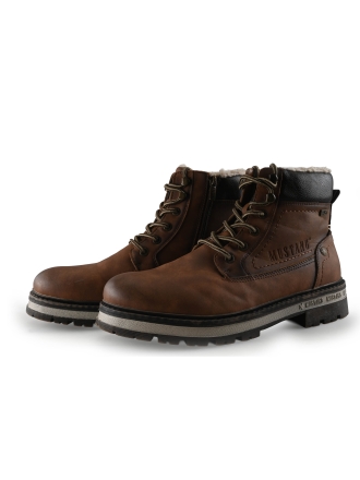Mustang Veterboots Cognac 326458
 Maat 43
 
