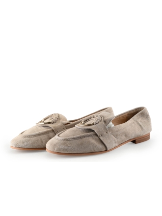 Manfield Loafers Beige 327011
 Maat 39
 