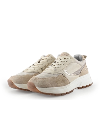 Manfield Sneakers Beige 327034
 Maat 40
 