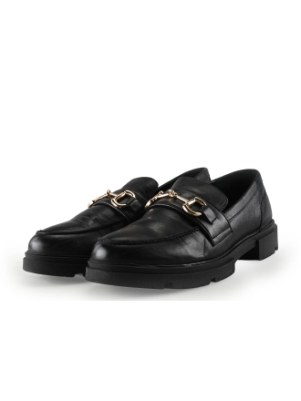 Manfield Loafers Zwart 327122
 Maat 41
 