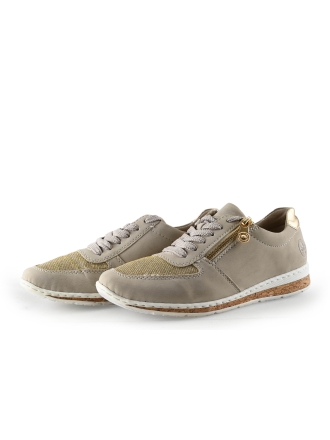 Rieker Veterschoenen Beige 327457
 Maat 39
 