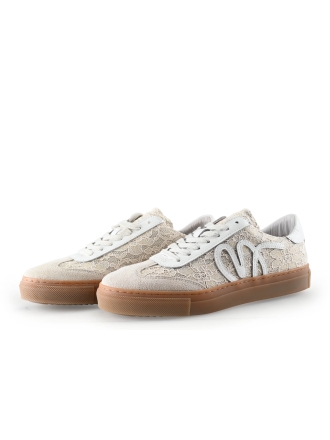 Manfield Sneakers Beige 327622
 Maat 38
 