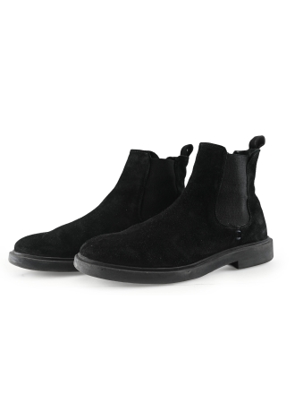 Manfield Chelsea boots Zwart 327675
 Maat 46
 