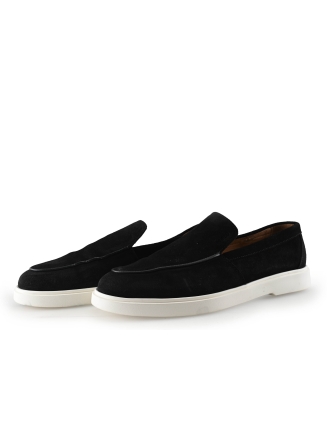 Manfield Loafers Zwart 327823
 Maat 42
 