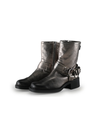 Manfield Biker boots Zilver 327955
 Maat 37
 