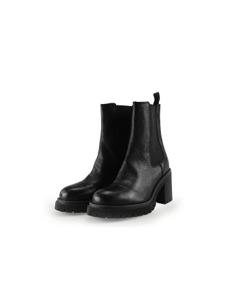 Manfield Chelsea boots Zwart 328490
 Maat 37
 