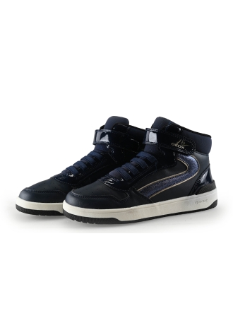 Geox Hoge sneakers Blauw 328622
 Maat 34
 
