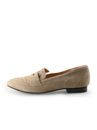 Manfield Loafers Beige 328814
 Maat 38
 