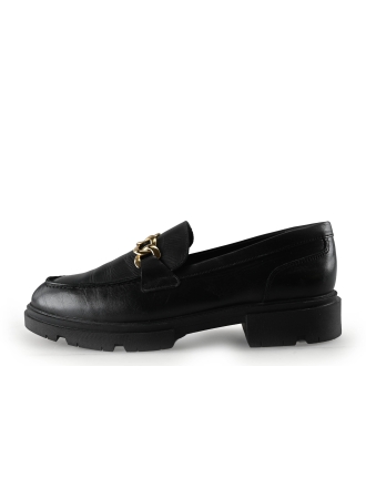 Manfield Loafers Zwart 328825
 Maat 42
 