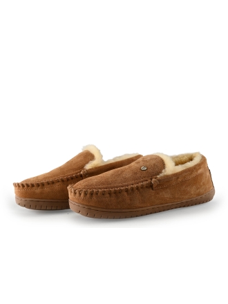 Warmbat Pantoffels Cognac 329023
 Maat 43
 