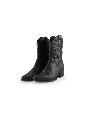 Manfield Cowboy laarzen Zwart 329316
 Maat 39
 