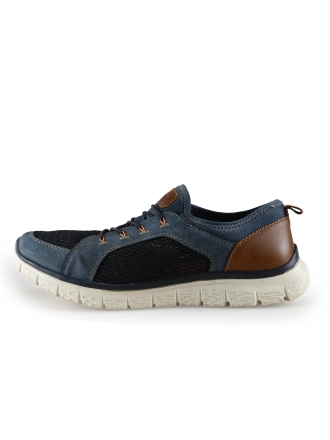Rieker Veterschoenen Blauw 330032
 Maat 44
 