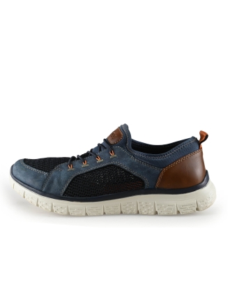 Rieker Veterschoenen Blauw 330039
 Maat 44
 
