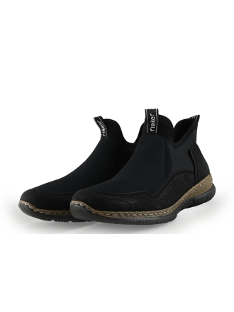 Rieker Enkellaarzen Zwart 330042
 Maat 42
 