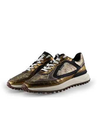Floris van Bommel Sneakers Goud 330131
 Maat 38
 