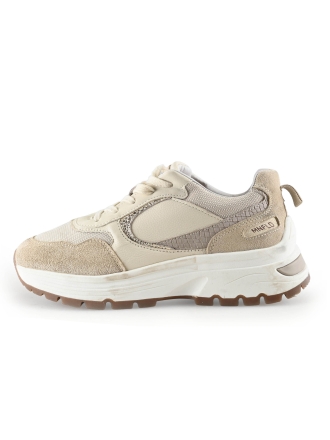 Manfield Sneakers Beige 330231
 Maat 39
 