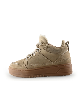 Manfield Sneakers Beige 330284
 Maat 38
 