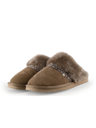 Warmbat Pantoffels Bruin 330351
 Maat 40
 