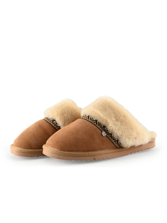 Warmbat Pantoffels Cognac 330440
 Maat 39
 