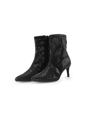 Nelson Enkellaarzen Zwart 330441
 Maat 38
 