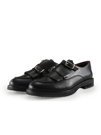 Fred de La Bretoniere Loafers Zwart 330494
 Maat 38
 