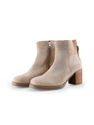 Shabbies Amsterdam Enkellaarzen Beige 330517
 Maat 38
 