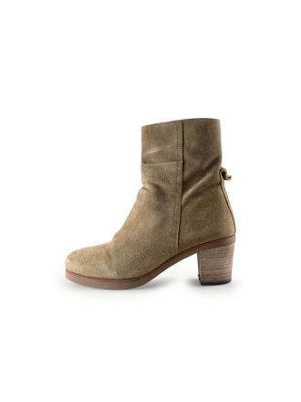 Shabbies Amsterdam Enkellaarzen Beige 330585
 Maat 39
 
