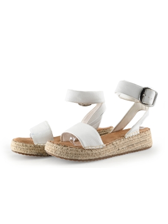 Poelman Espadrilles Wit 330677
 Maat 37
 