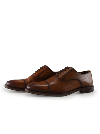 Manfield Veterschoenen Cognac 331010
 Maat 43
 