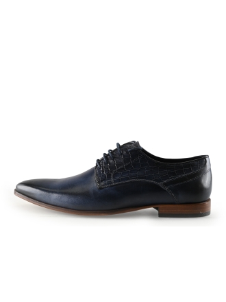Black Label Veterschoenen Blauw 331011
 Maat 42
 