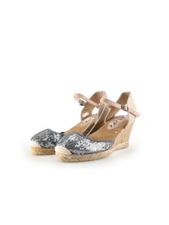 Pep Step Espadrilles Zilver 331343
 Maat 38
 
