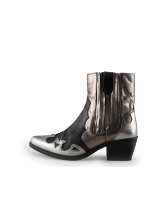 Manfield Cowboy laarzen Zwart 331349
 Maat 38
 