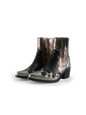 Manfield Cowboy laarzen Zwart 331349
 Maat 38
 