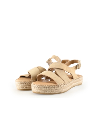 Manfield Espadrilles Beige 331359
 Maat 38
 