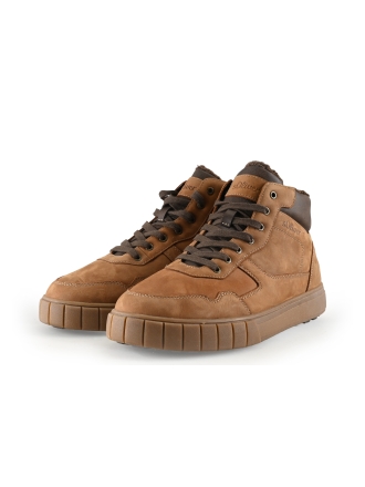 s. Oliver Hoge sneakers Cognac 331503
 Maat 42
 