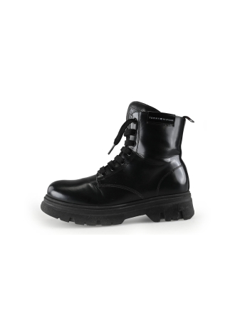 Tommy Hilfiger Veterboots Zwart 331974
 Maat 35
 