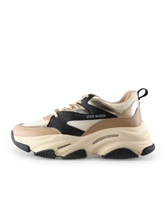 Steve Madden Sneakers Beige 332013
 Maat 38
 