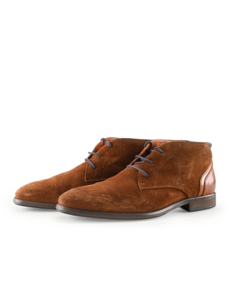 Van Lier Veterschoenen Cognac 332055
 Maat 44
 