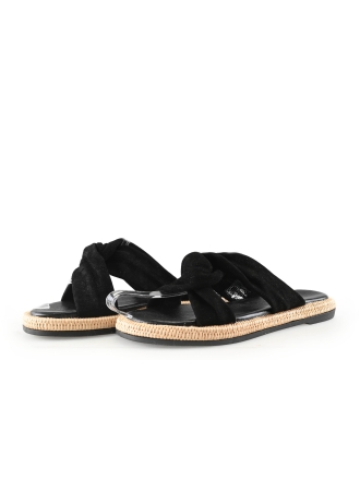 Sacha Slippers Zwart 332277
 Maat 39
 