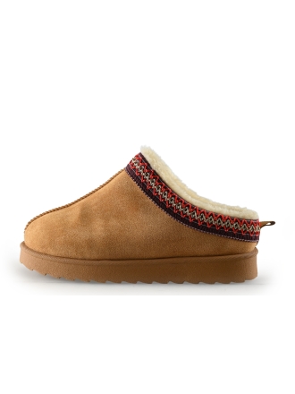 Nelson Pantoffels Cognac 332470
 Maat 39
 