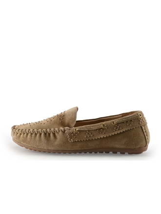 Manfield Loafers Beige 332563
 Maat 40
 