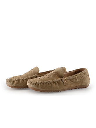 Manfield Loafers Beige 332563
 Maat 40
 