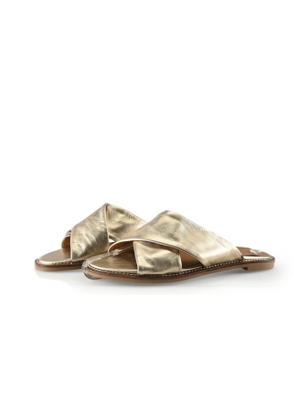 Manfield Slippers Goud 332744
 Maat 37
 