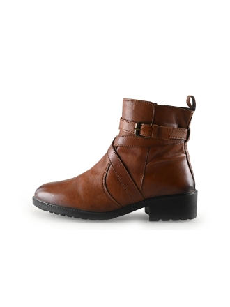 Nelson Enkellaarzen Cognac 332860
 Maat 39
 