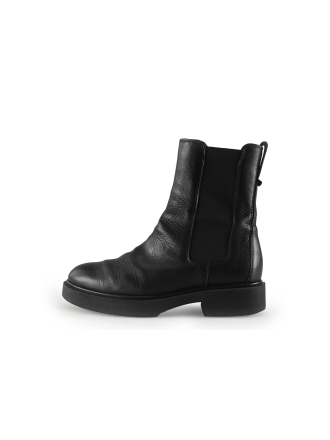 Manfield Chelsea boots Zwart 333069
 Maat 38
 