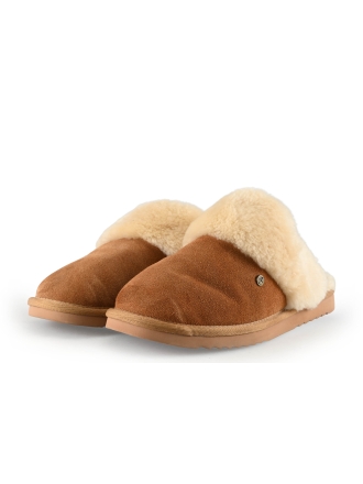 Warmbat Pantoffels Cognac 333092
 Maat 41
 