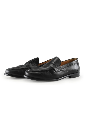Manfield Loafers Zwart 333881
 Maat 43
 