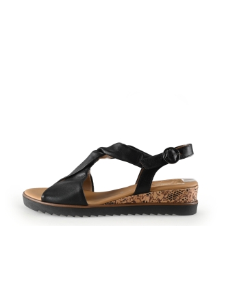 Gabor Sandalen Zwart 333893
 Maat 40
 