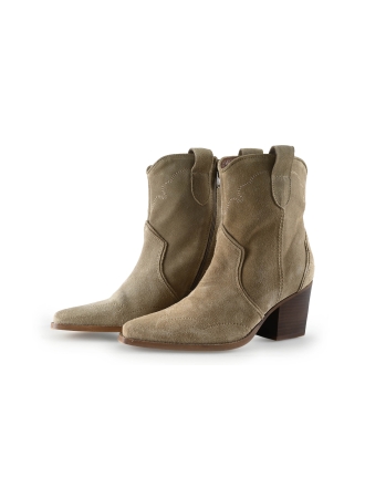 Manfield Cowboy laarzen Beige 334241
 Maat 38
 