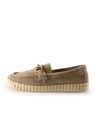 Manfield Loafers Beige 334254
 Maat 39
 